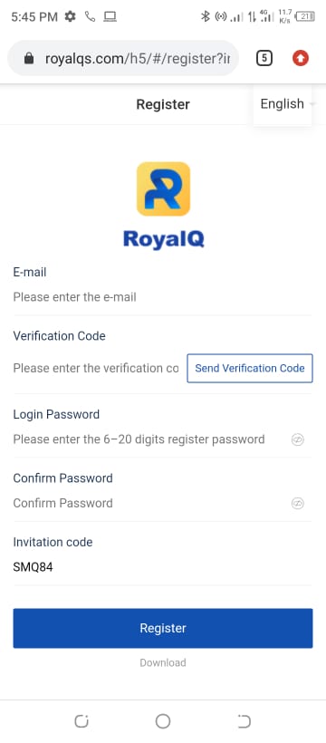 royal Q registration