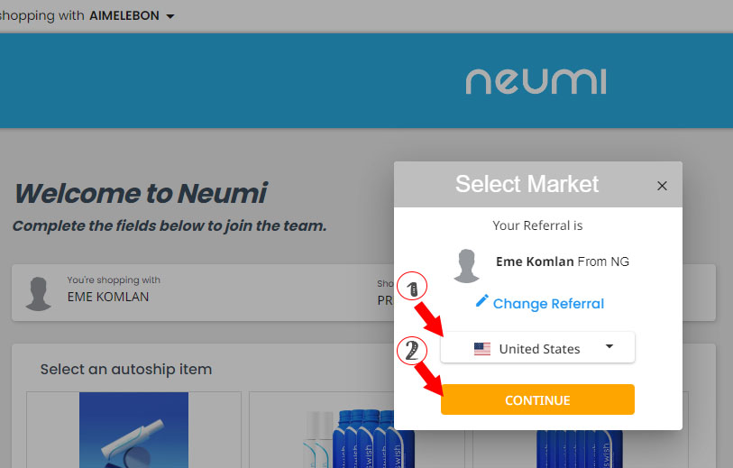 purchase of neumi products