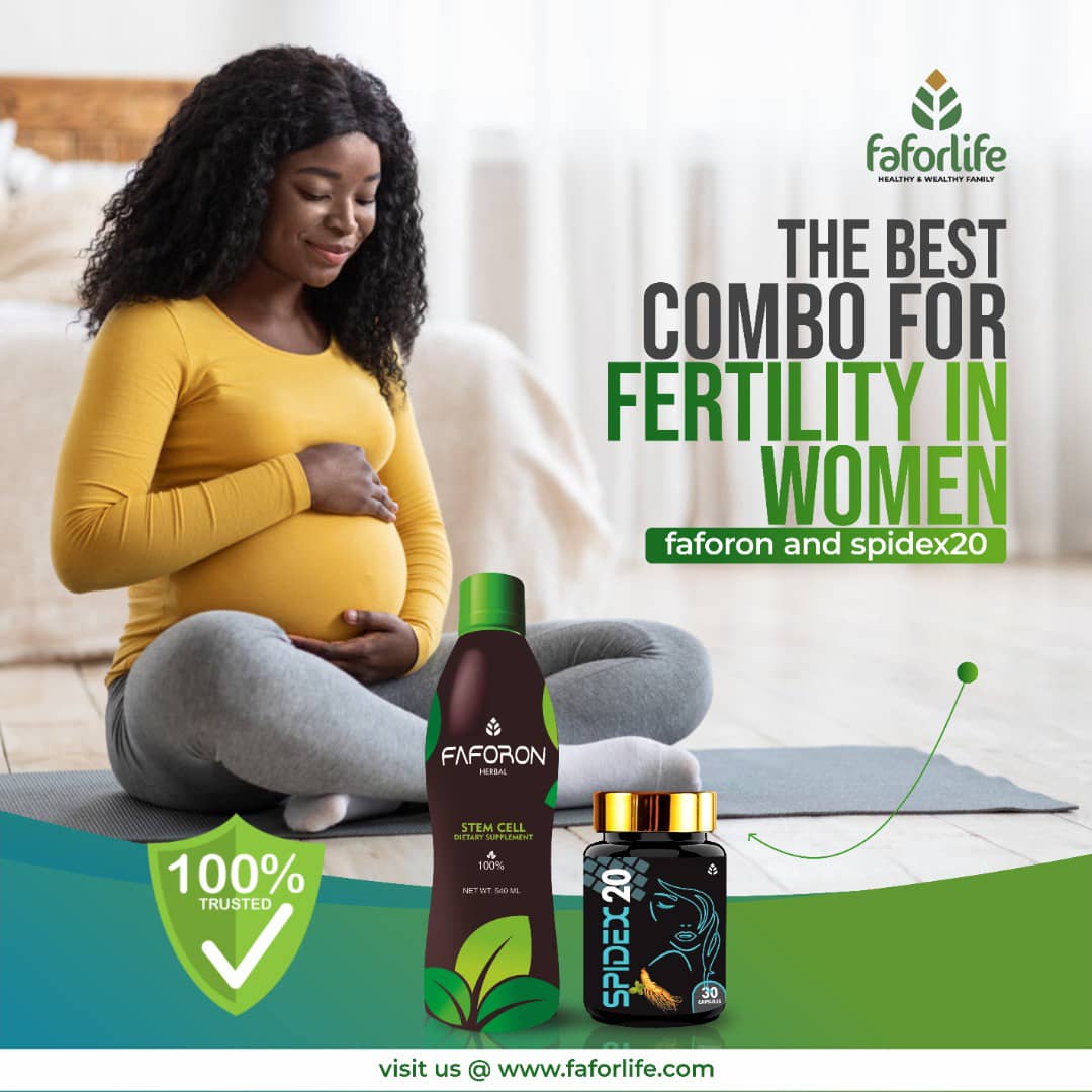 spidex 20 and faforon for women fertility